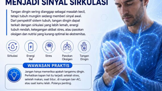 Tangan Dingin Dapat Mencerminkan Stres Sirkulasi